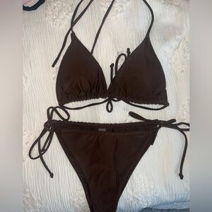 Chocolate Brown Bikini Set